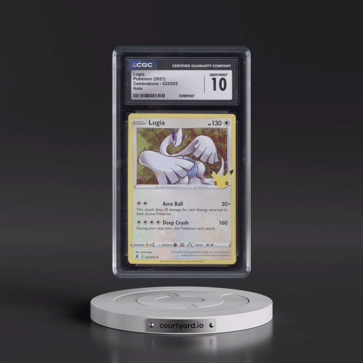2021 Celebrations #022/025 Lugia - Holo (CGC 10 GEM MINT)