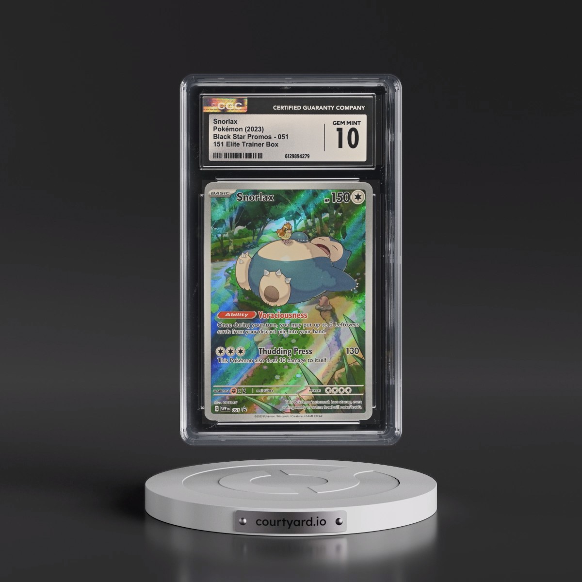 2023 Black Star Promos - Scarlet & Violet SVPEN #051 Snorlax - 151 Elite Trainer Box (Holo) (CGC 10 GEM MINT)