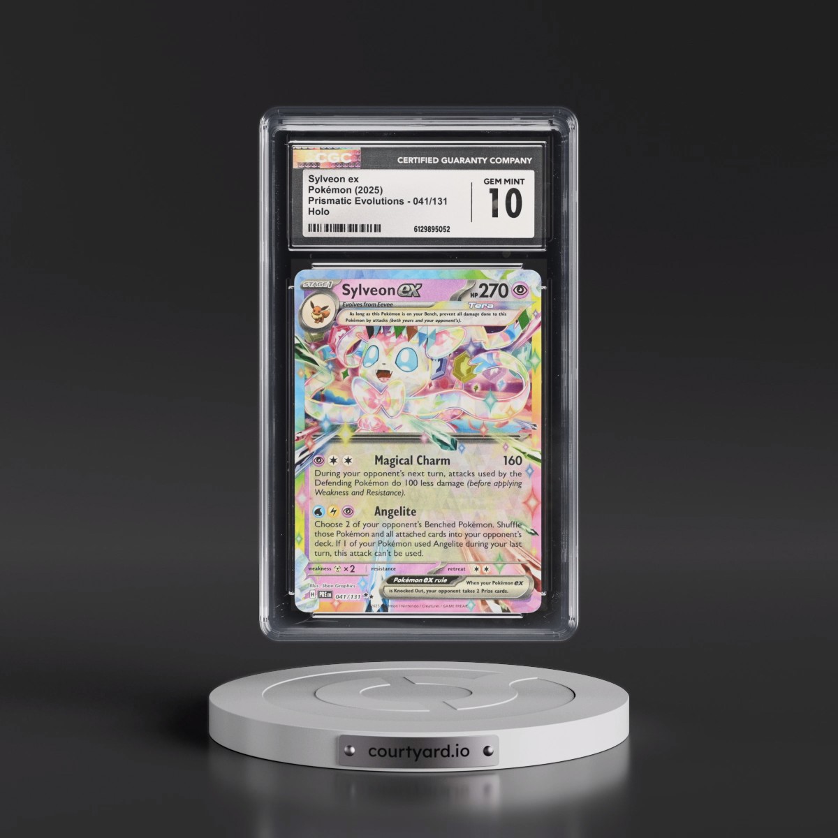 2024 Prismatic Evolutions - PRE EN #041/131 Sylveon ex - Holo (CGC 10 GEM MINT)