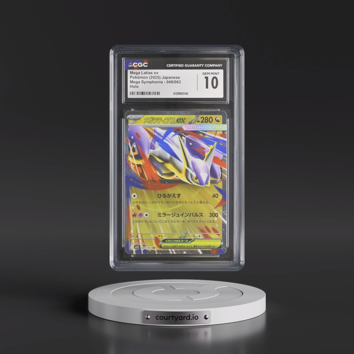 2025 Mega Symphonia - M1S #049/063 Mega Latias ex - Holo (CGC 10 GEM MINT)