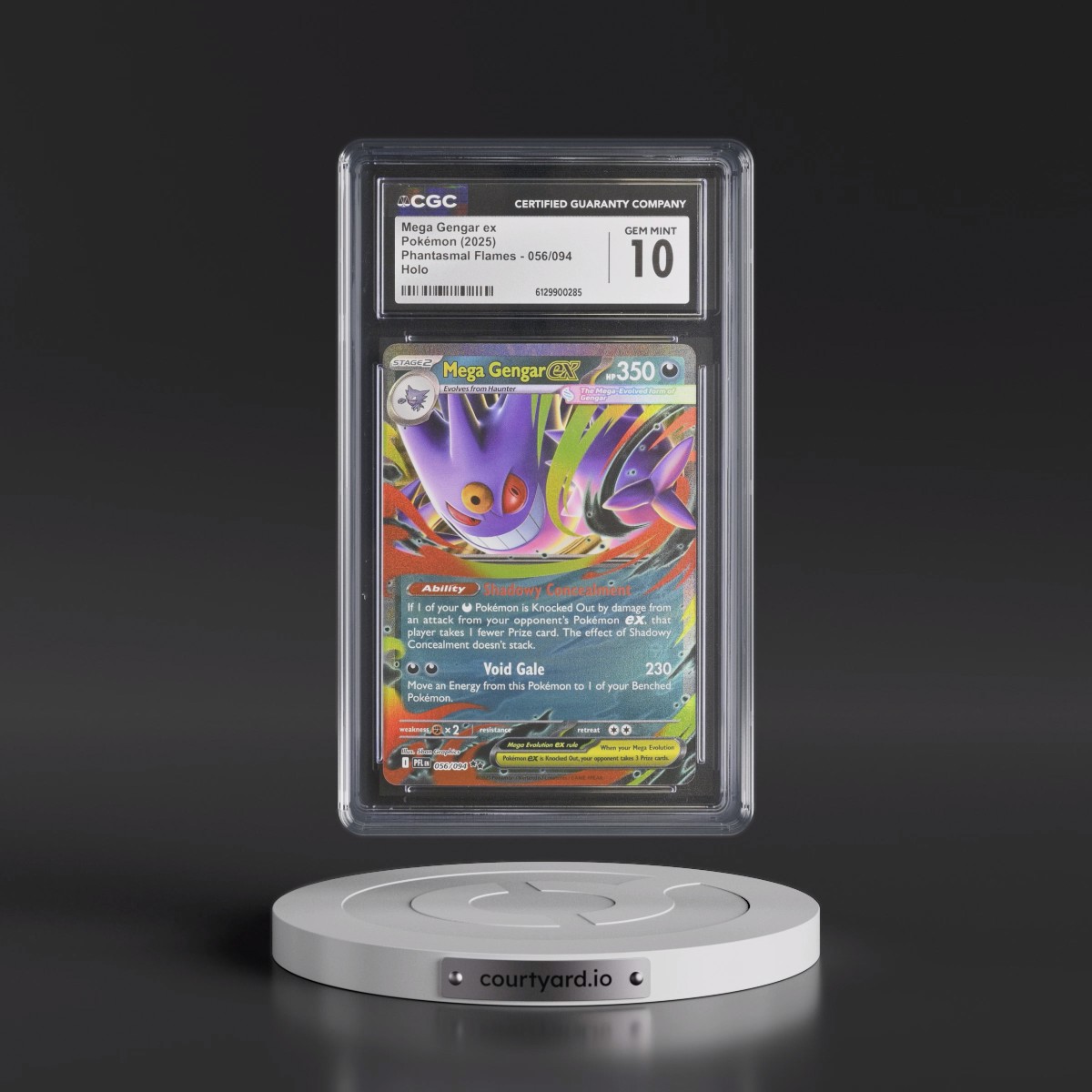 2025 Phantasmal Flames - PFL EN #056/094 Mega Gengar ex - Holo (CGC 10 GEM MINT)