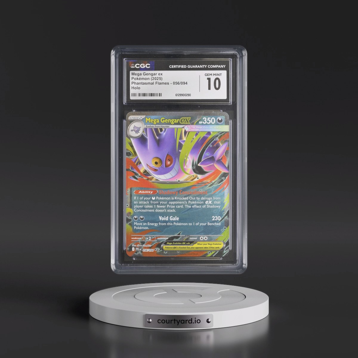 2025 Phantasmal Flames - PFL EN #056/094 Mega Gengar ex - Holo (CGC 10 GEM MINT)