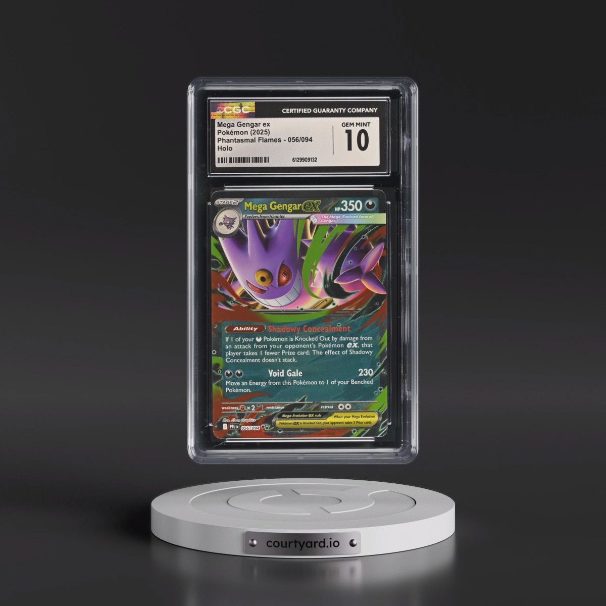2025 Phantasmal Flames - PFL EN #056/094 Mega Gengar ex - Holo (CGC 10 GEM MINT)