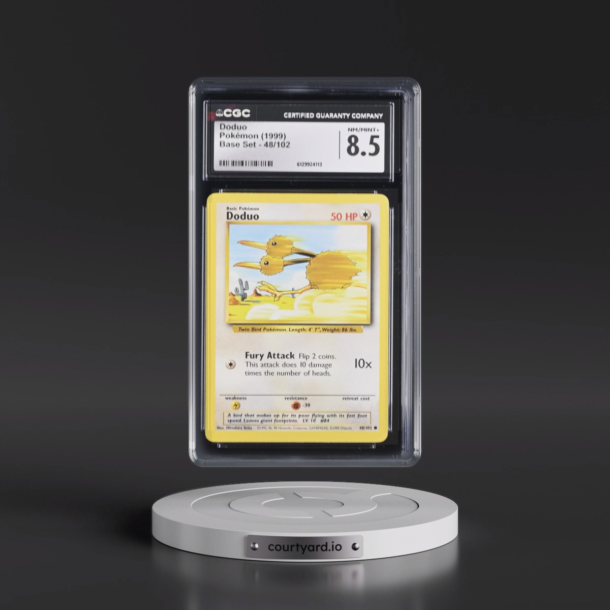 1999 Base Set #48/102 Doduo (CGC 8.5 NM-MT+)