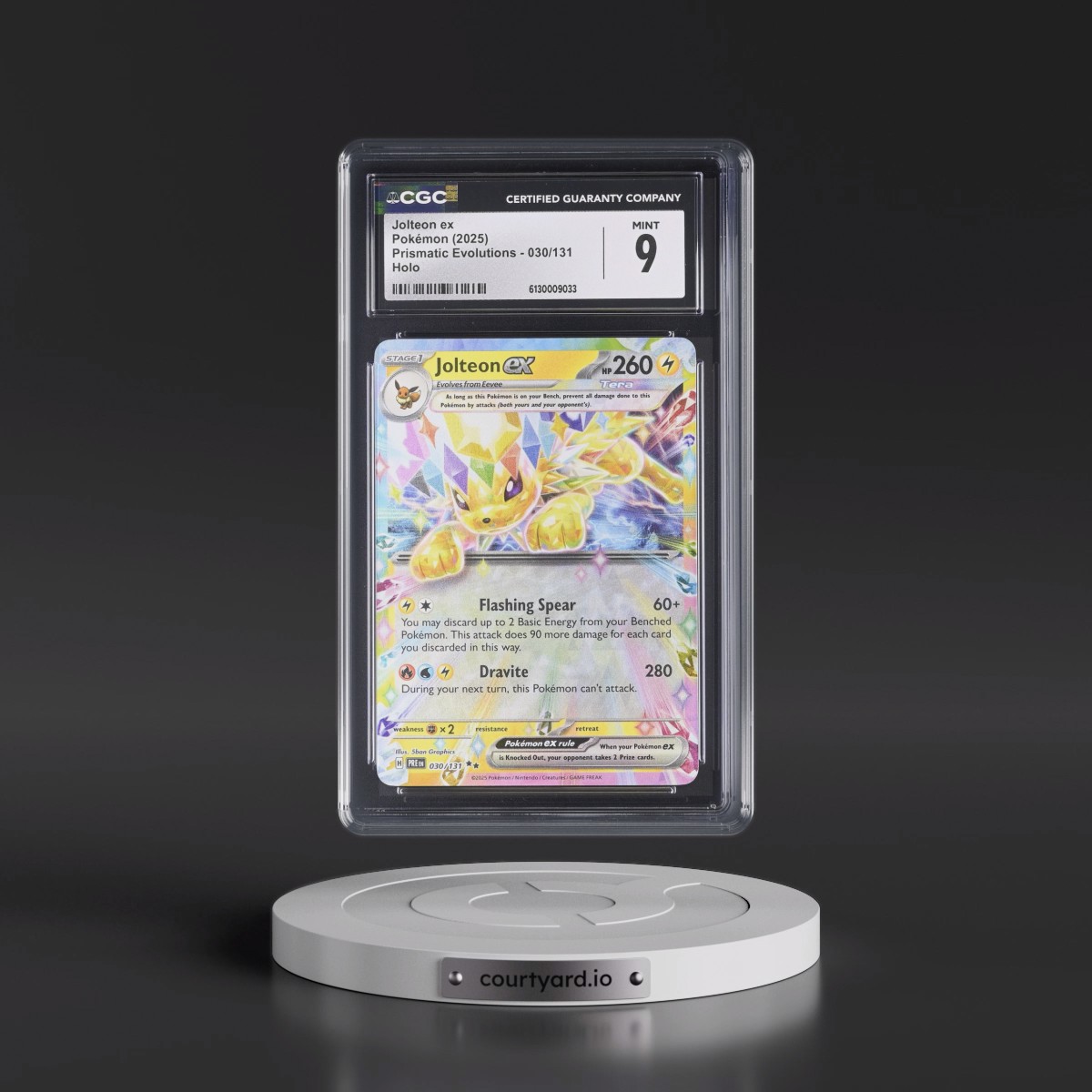 2024 Prismatic Evolutions - PRE EN #030/131 Jolteon ex - Holo (CGC 9 MINT)