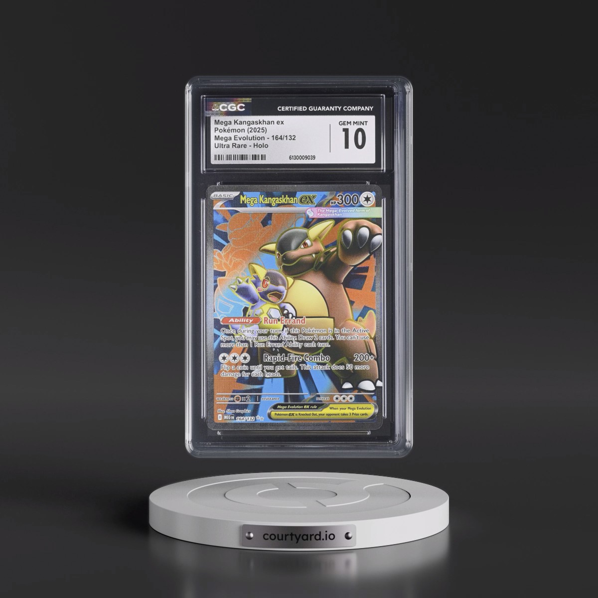 2025 Mega Evolution - MEG EN #164/132 Mega Kangaskhan ex - Ultra Rare Holo (CGC 10 GEM MINT)