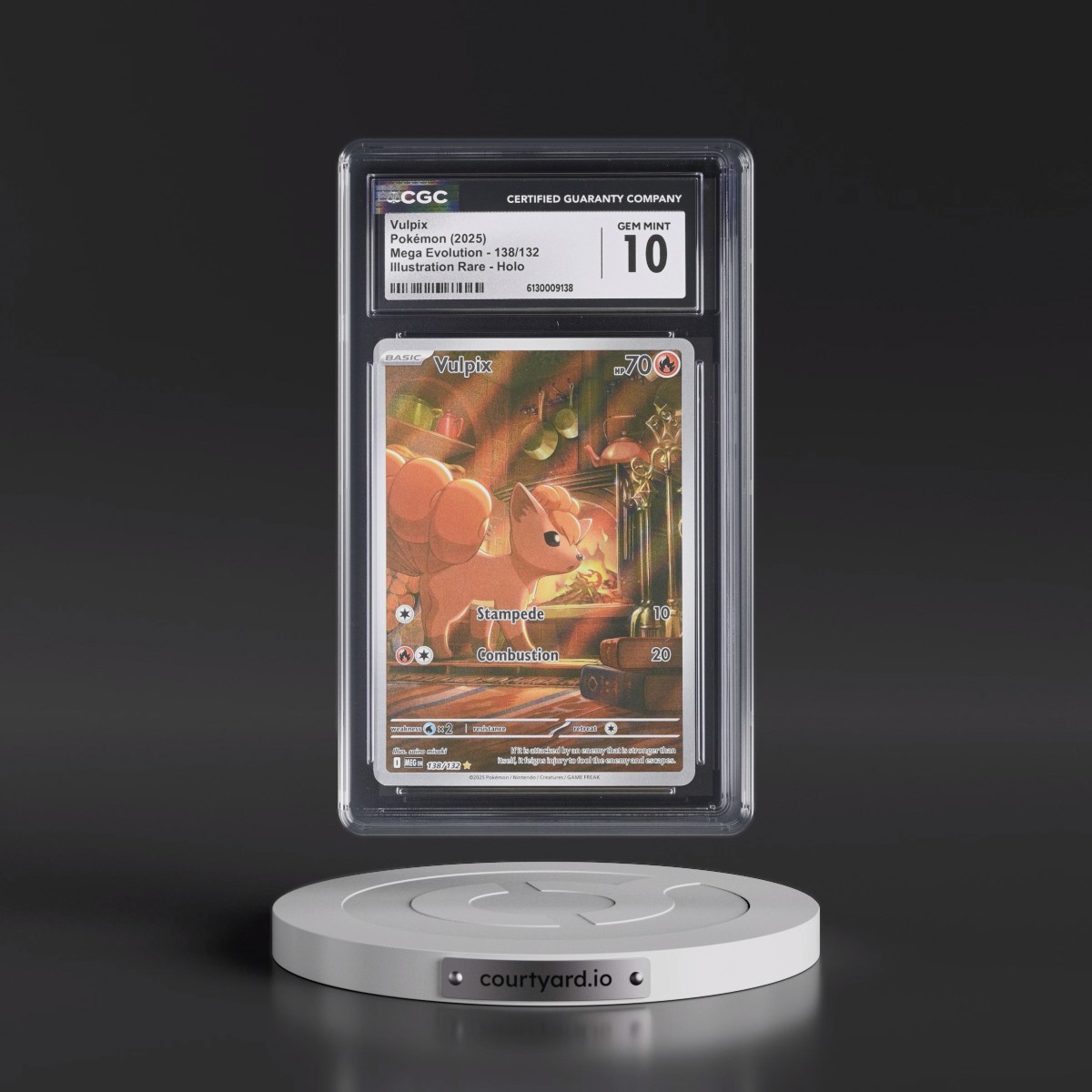 2025 Mega Evolution - MEG EN #138/132 Vulpix - Illustration Rare Holo (CGC 10 GEM MINT)