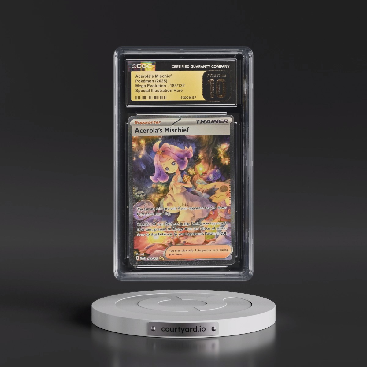 2025 Mega Evolution - MEG EN #183/132 Acerola's Mischief - Special Illustration Rare (Holo) (CGC 10 PRISTINE)
