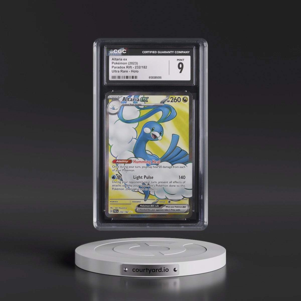 2023 Paradox Rift - PAR EN #232/182 Altaria ex - Ultra Rare Holo (CGC 9 MINT)