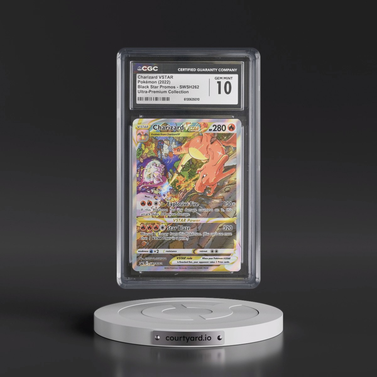 2017 Black Star Promos - Sword & Shield #SWSH262 Charizard VSTAR - Ultra-Premium Collection (Holo) (CGC 10 GEM MINT)