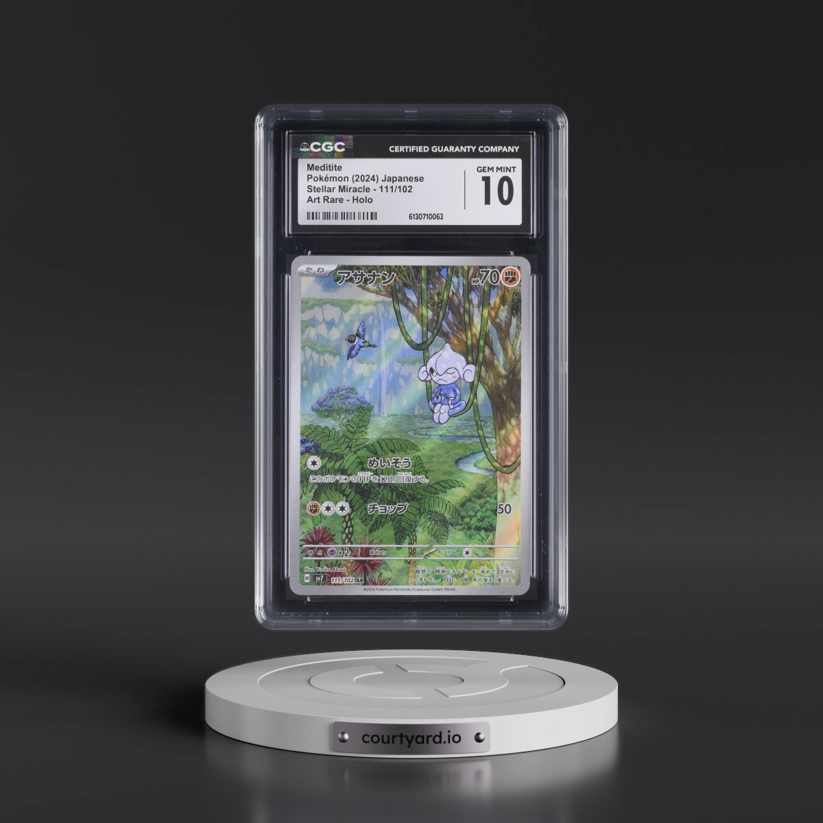 2024 Stellar Miracle #111/102 Meditite - Art Rare Holo (CGC 10 GEM MINT)