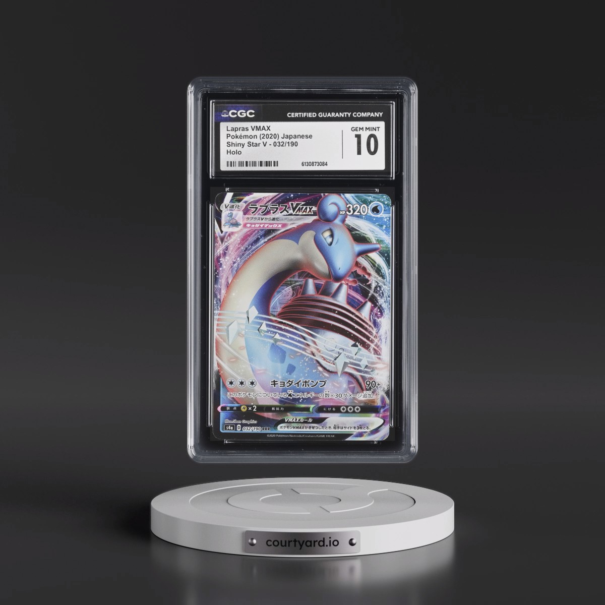 2020 Shiny Star V #032/190 Lapras VMAX - Holo (CGC 10 GEM MINT)