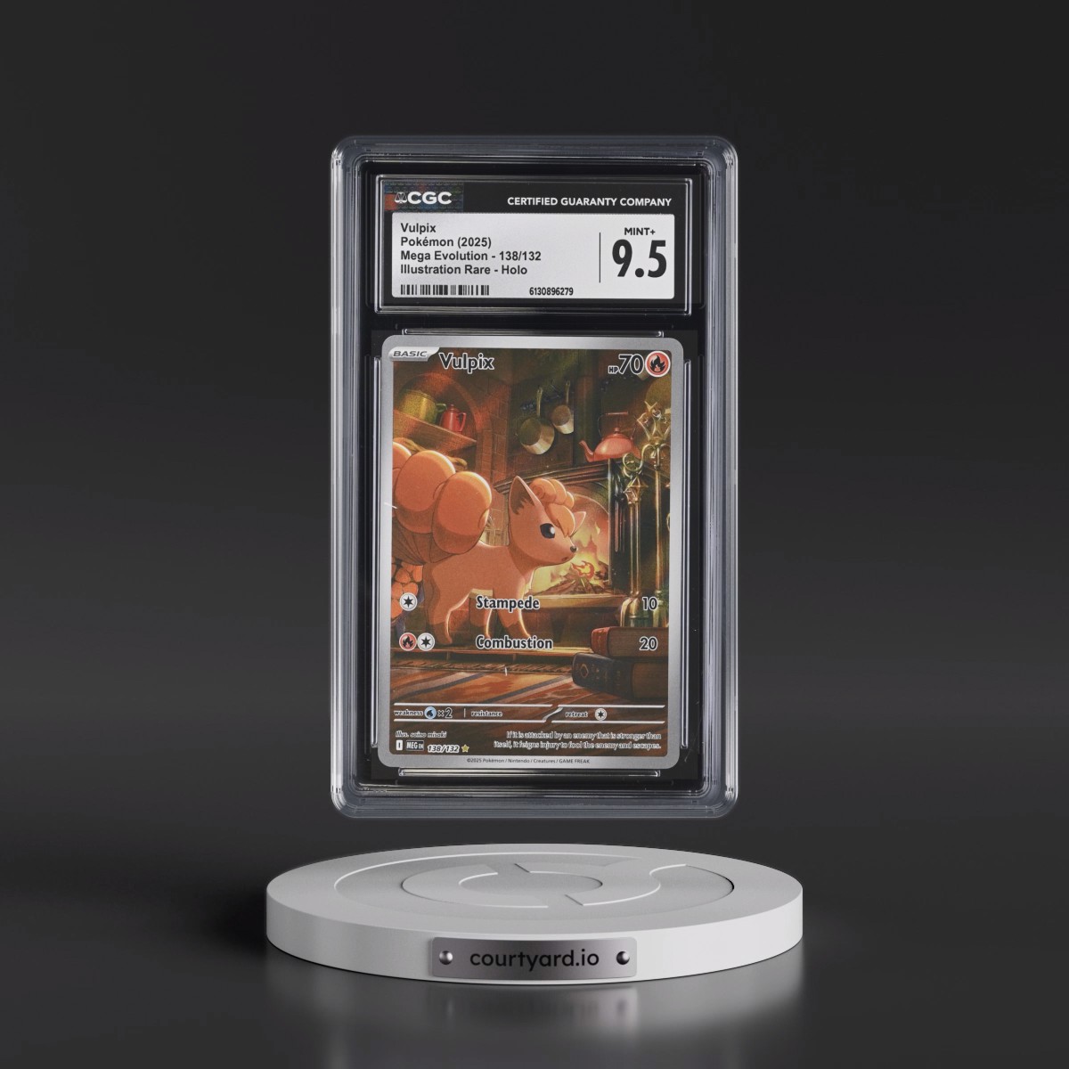 2025 Mega Evolution - MEG EN #138/132 Vulpix - Illustration Rare Holo (CGC 9.5 MINT+)