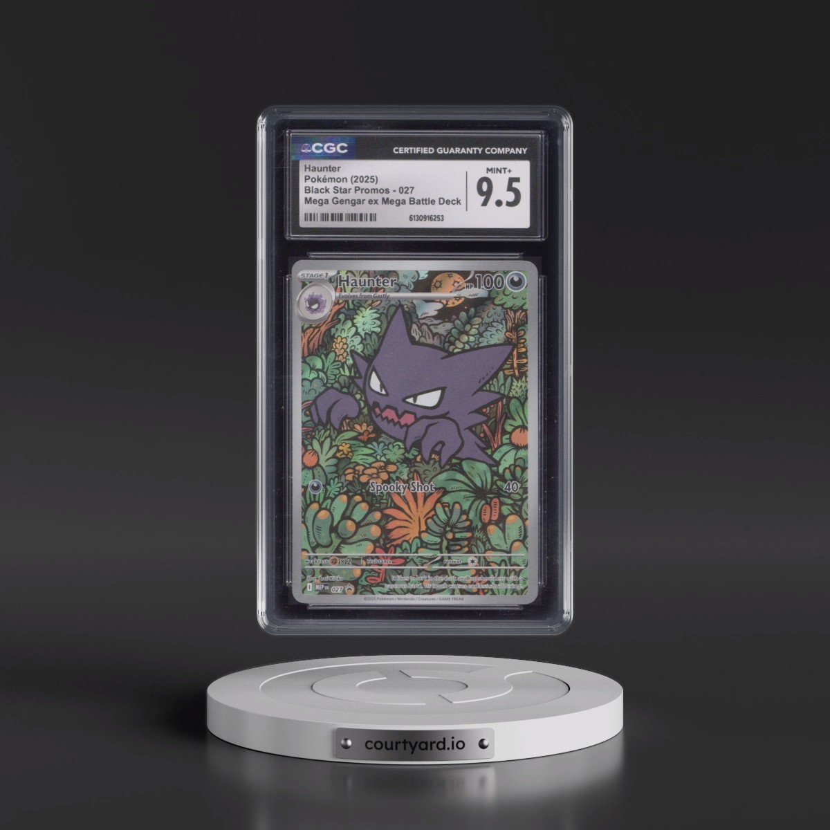 2025 Black Star Promos - Mega Evolution MEP EN #027 Haunter - Mega Gengar ex Mega Battle Deck (Holo) (CGC 9.5 MINT+)