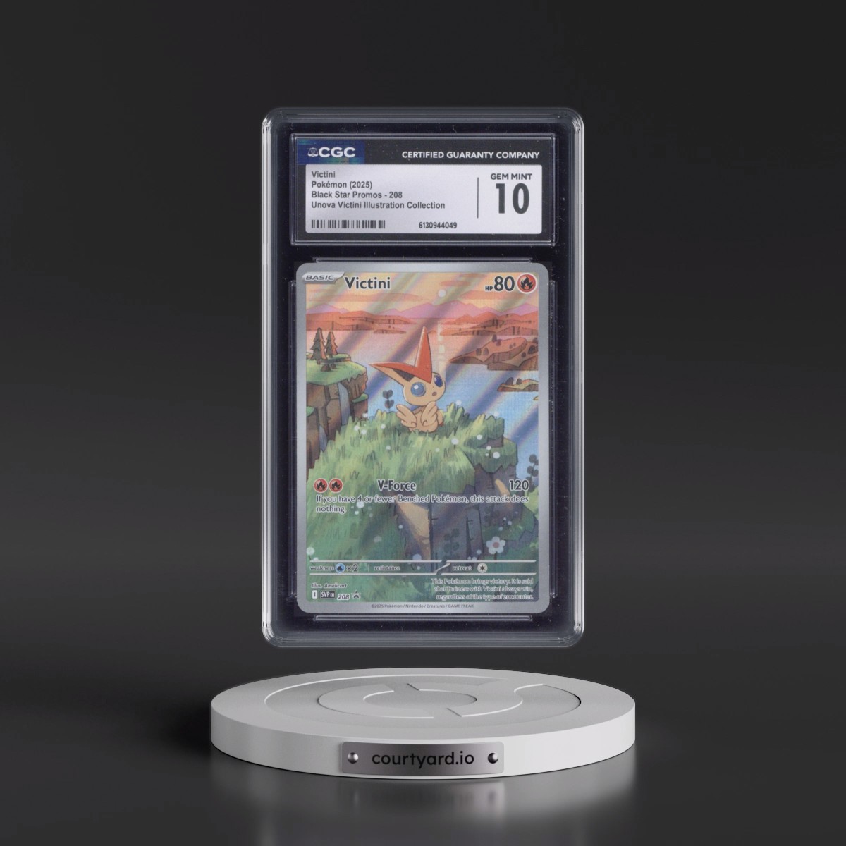 2023 Black Star Promos - Scarlet & Violet SVP EN #208 Victini - Unova Victini Illustration Collection (Holo) (CGC 10 GEM MINT)