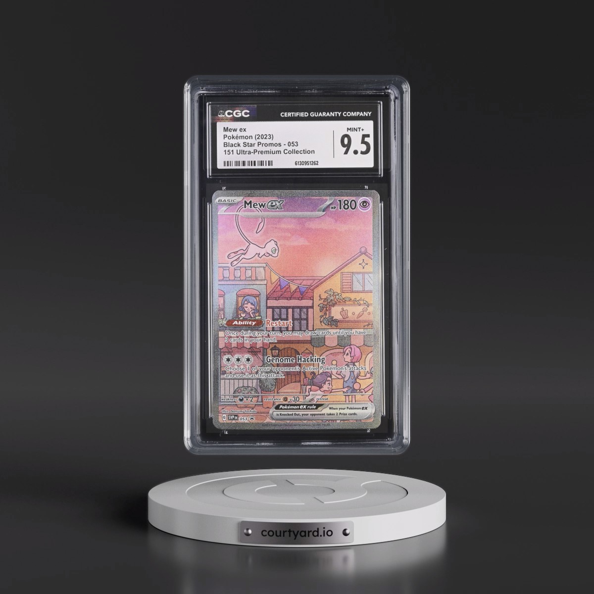 2023 Black Star Promos - Scarlet & Violet SVPEN #053 Mew ex - 151 Ultra-Premium Collection (Holo) (CGC 9.5 MINT+)