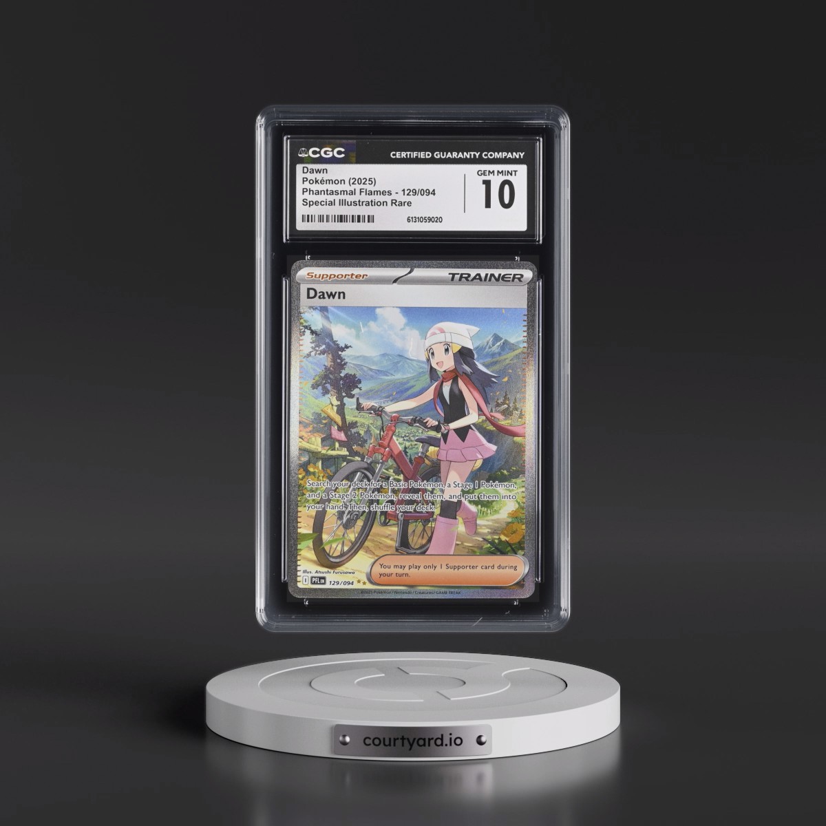 2025 Phantasmal Flames - PFL EN #129/094 Dawn - Special Illustration Rare (Holo) (CGC 10 GEM MINT)