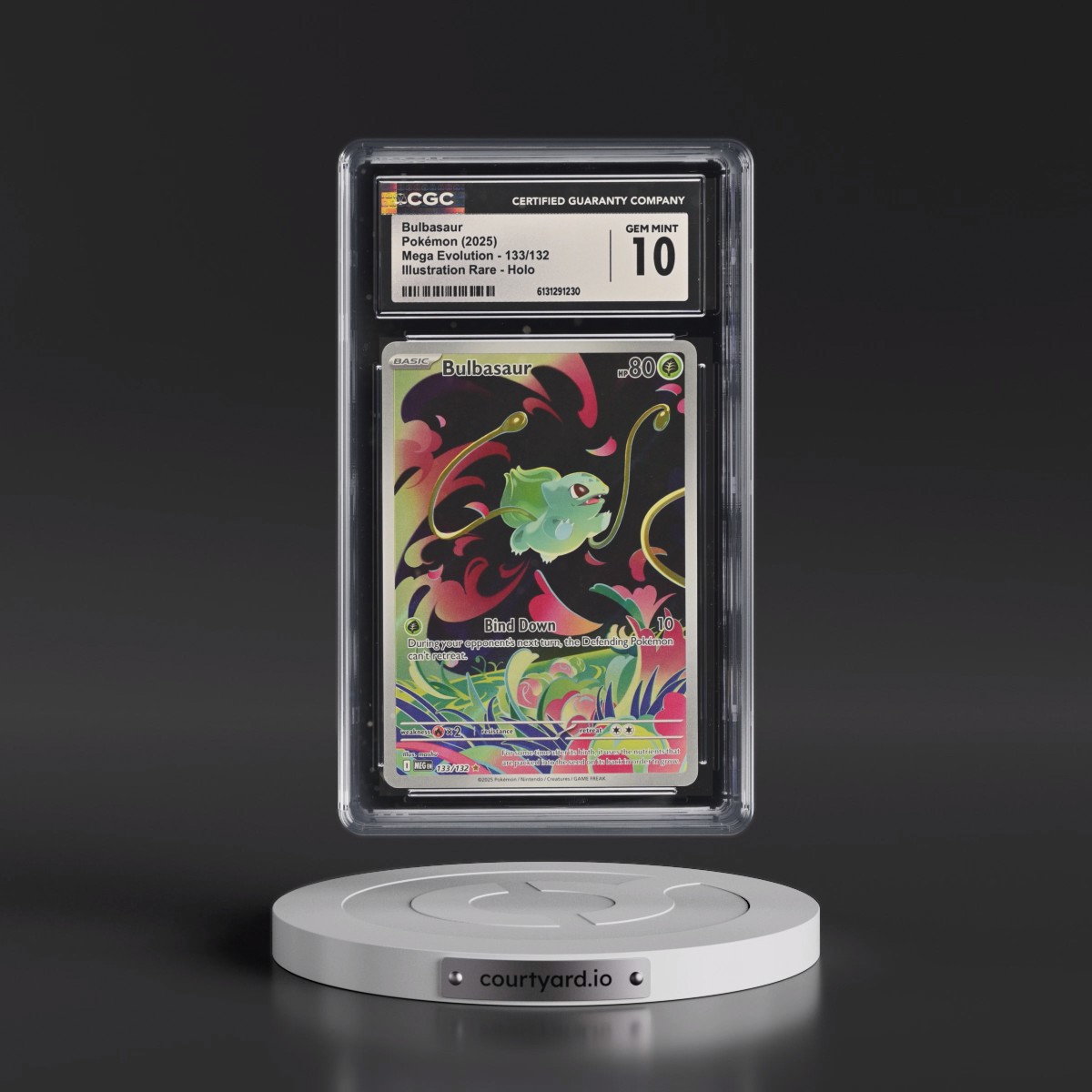 2025 Mega Evolution - MEG EN #133/132 Bulbasaur - Illustration Rare Holo (CGC 10 GEM MINT)