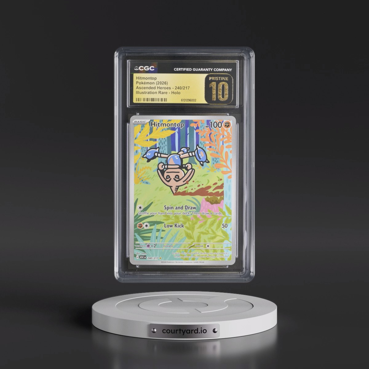 2026 Ascended Heroes - ASC EN #240/217 Hitmontop - Illustration Rare Holo (CGC 10 PRISTINE)