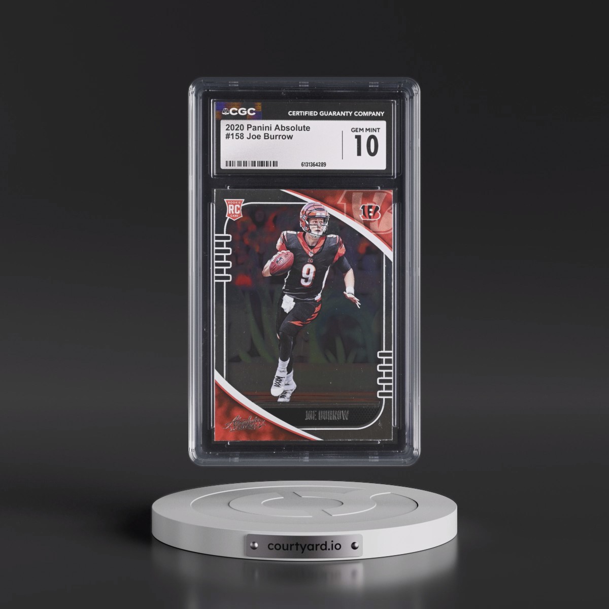 2020 Panini Absolute #158 Joe Burrow (CGC 10 GEM MINT)