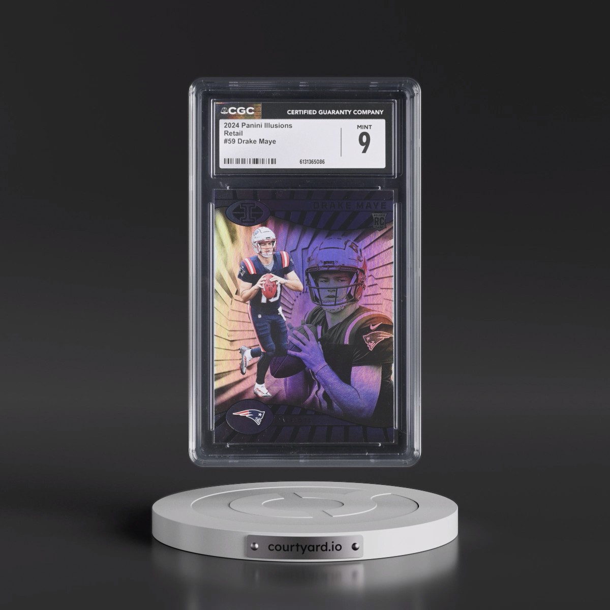 2024 Panini Illusions #59 Drake Maye - Retail (CGC 9 MINT)