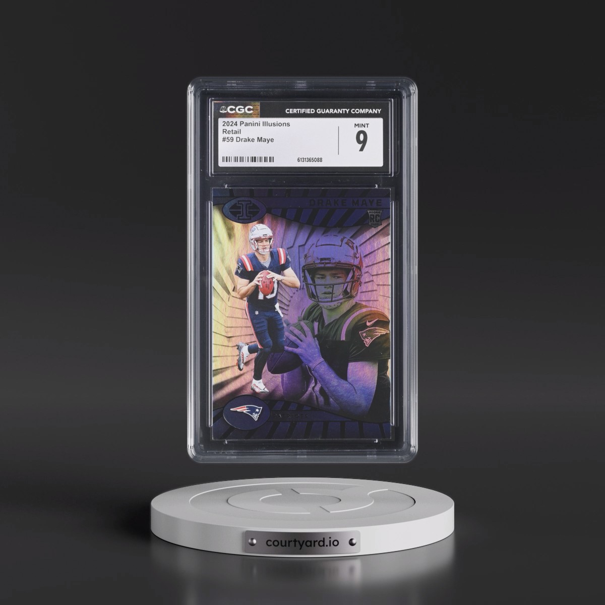 2024 Panini Illusions #59 Drake Maye - Retail (CGC 9 MINT)