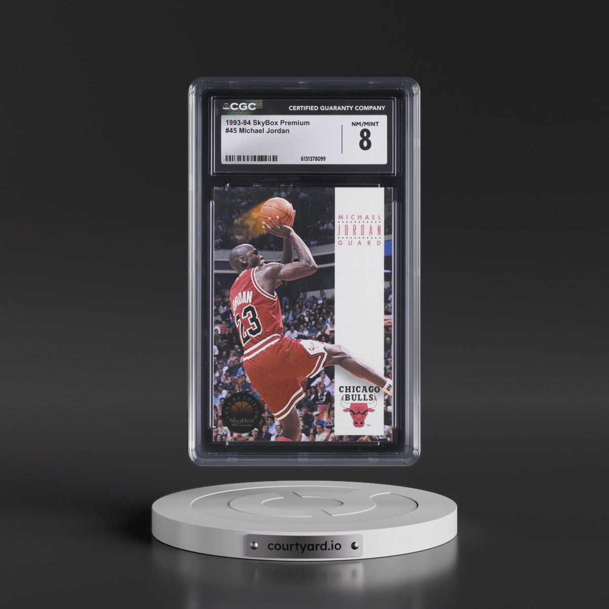 1993 Skybox Premium #45 Michael Jordan (CGC 8 NM-MT)