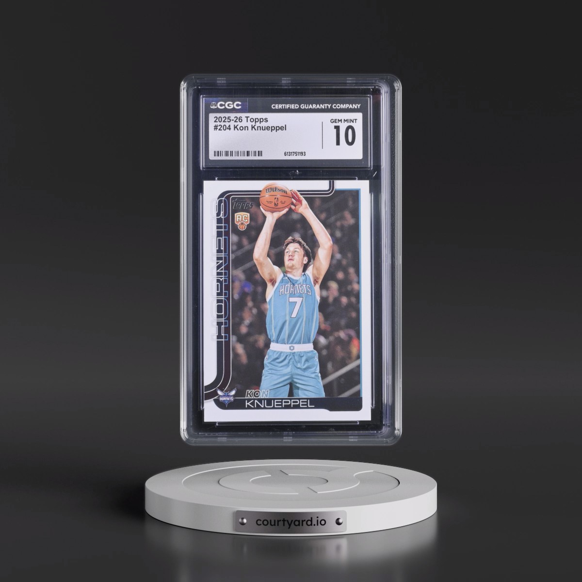 2025 Topps #204 Kon Knueppel (CGC 10 GEM MINT)