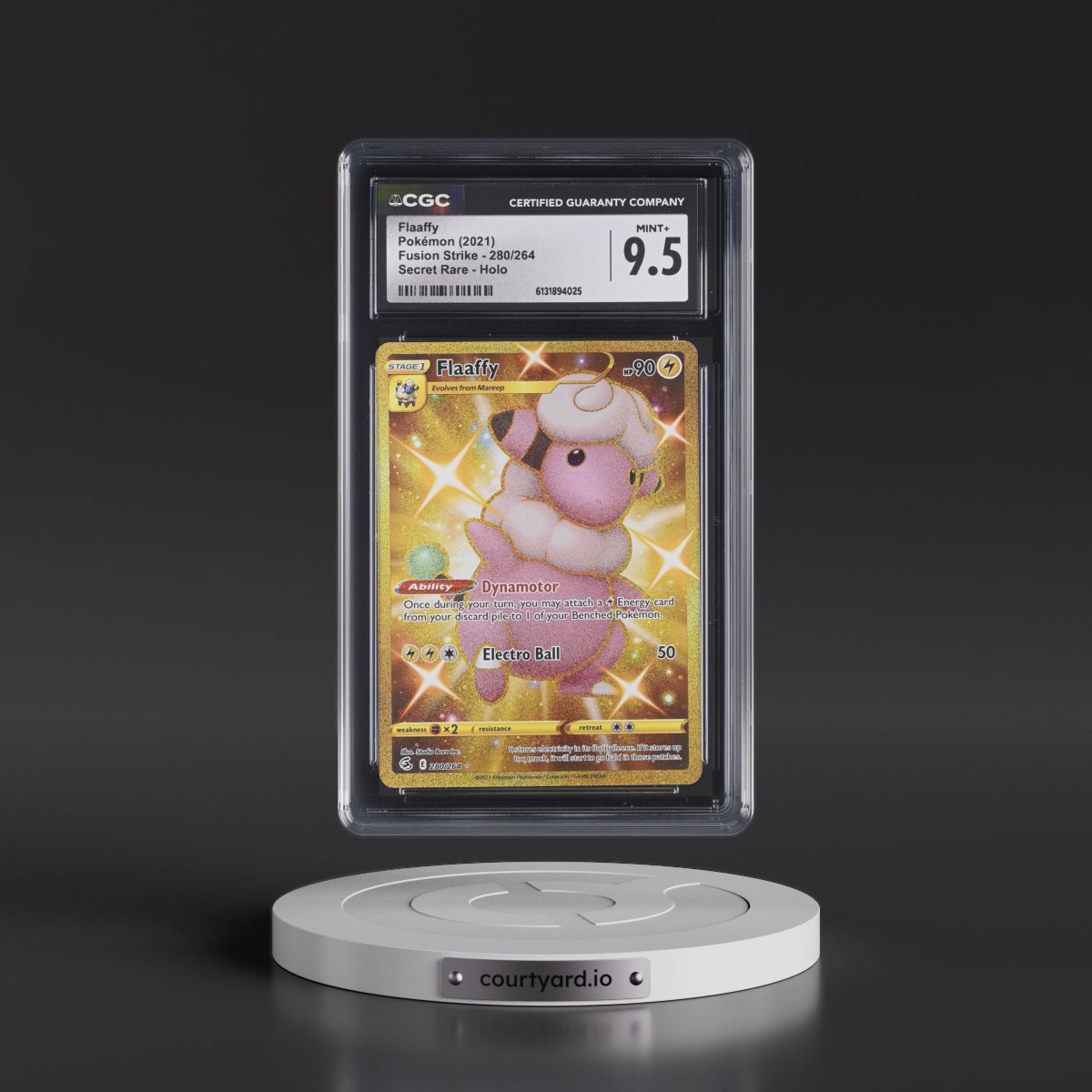 2019 Fusion Strike #280/264 Flaaffy - Secret Rare Holo (CGC 9.5 MINT+)