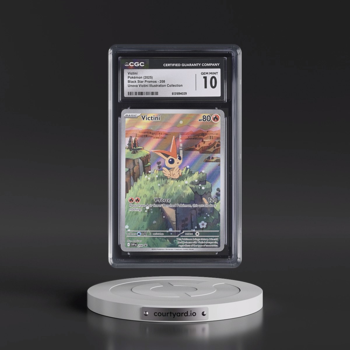 2023 Black Star Promos - Scarlet & Violet SVP EN #208 Victini - Unova Victini Illustration Collection (Holo) (CGC 10 GEM MINT)