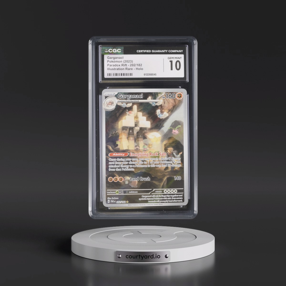 2023 Paradox Rift - PAR EN Garganacl - Illustration Rare Holo #202/182 CGC 10