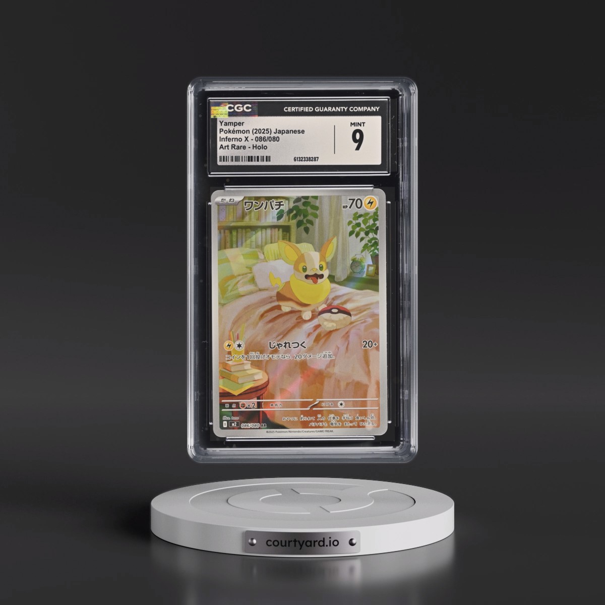 2025 Inferno X - M2 #086/080 Yamper - Art Rare Holo (CGC 9 MINT)
