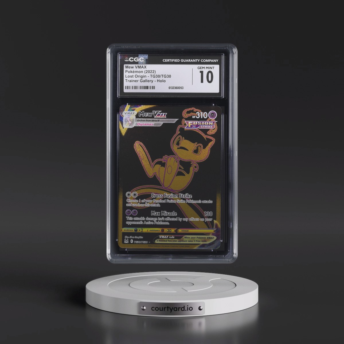 2022 Lost Origin #TG30/TG30 Mew VMAX - Trainer Gallery Holo (CGC 10 GEM MINT)