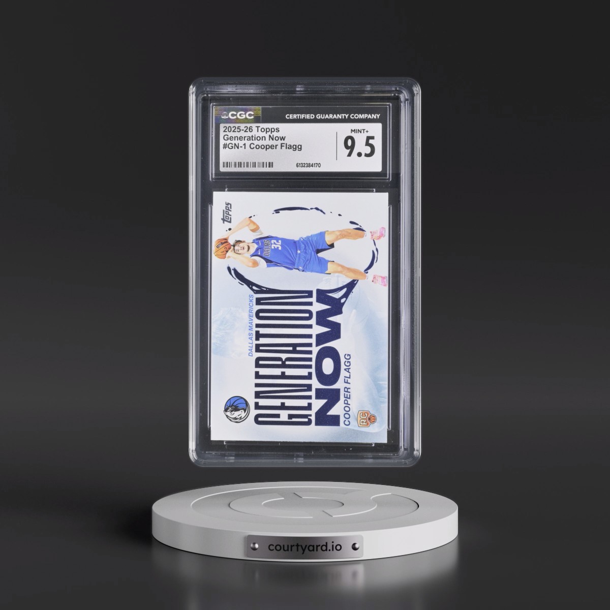 2025 Topps Generation Now #GN-1 Cooper Flagg (CGC 9.5 MINT+)