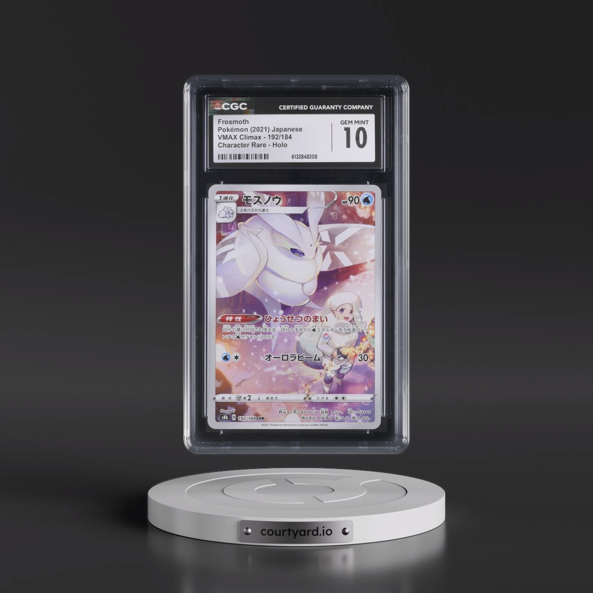 2021 VMAX Climax #192/184 Frosmoth - Character Rare Holo (CGC 10 GEM MINT)