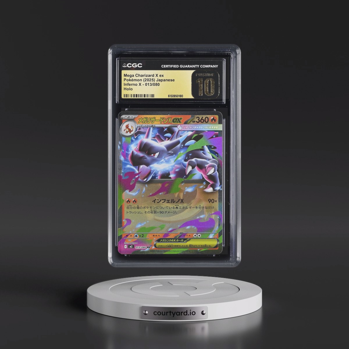 2025 Inferno X - M2 #013/080 Mega Charizard X ex - Holo (CGC 10 PRISTINE)