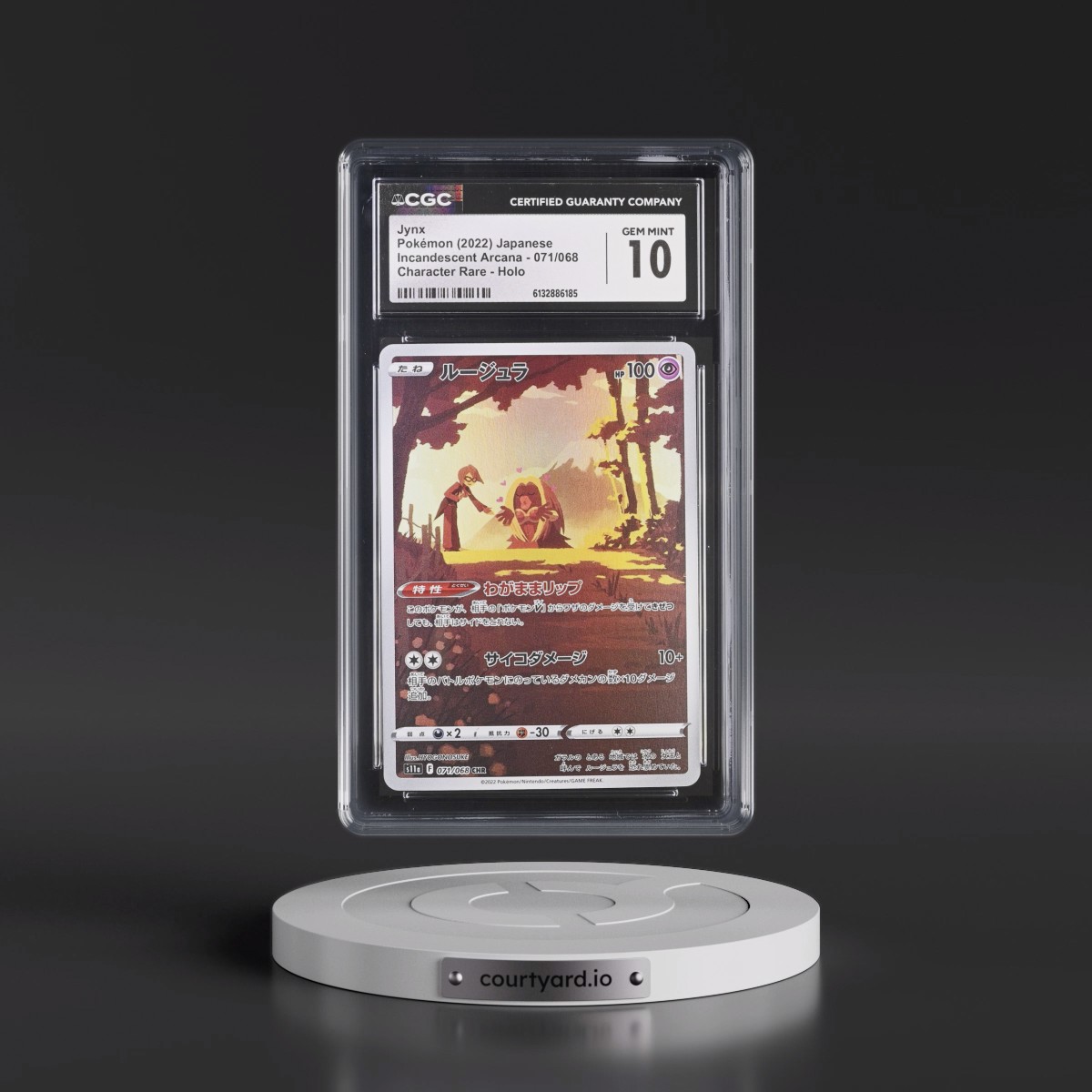2022 Incandescent Arcana #071/068 Jynx - Character Rare Holo (CGC 10 GEM MINT)