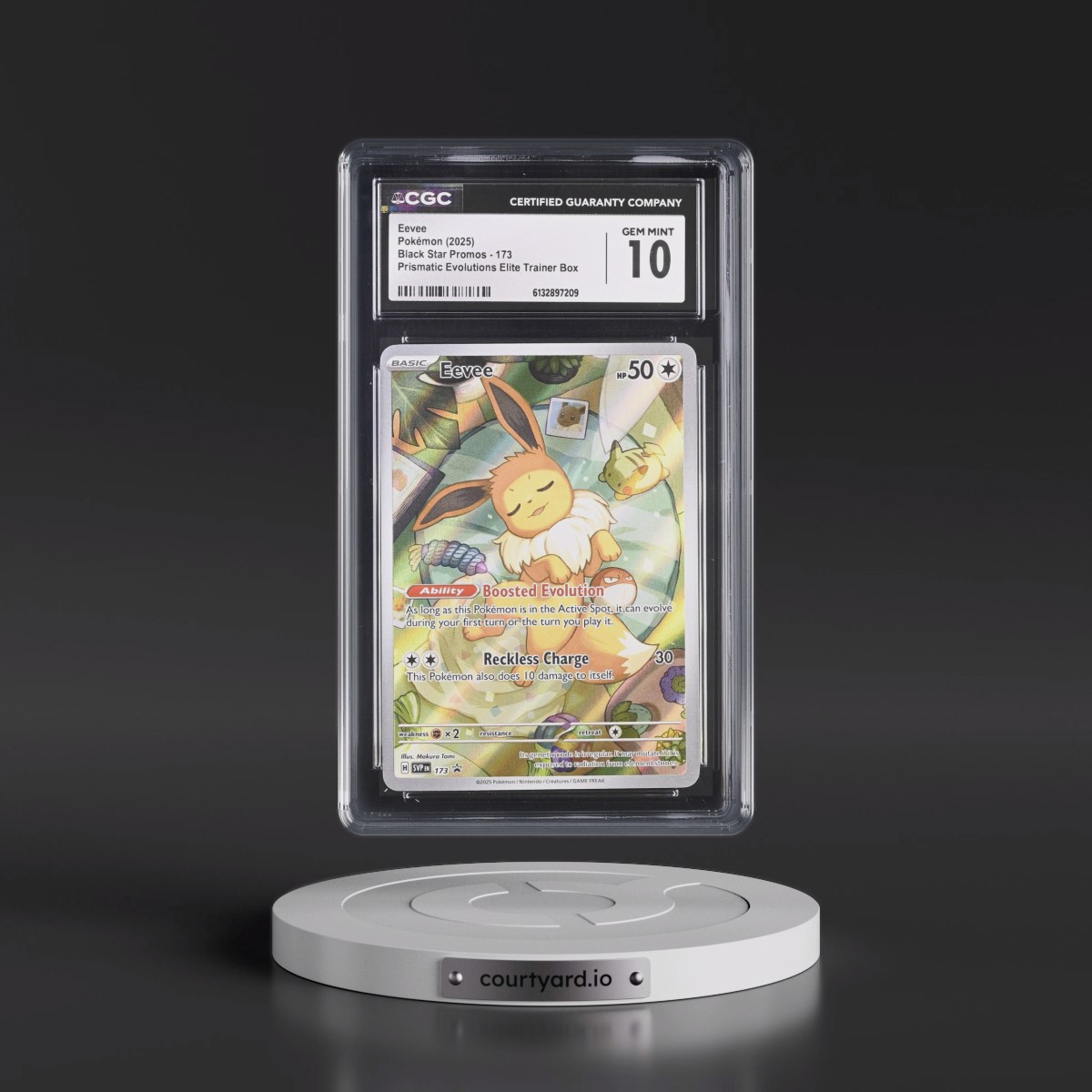 2023 Black Star Promos - Scarlet & Violet SVP EN #173 Eevee - Prismatic Evolutions Elite Trainer Box (Holo) (CGC 10 GEM MINT)