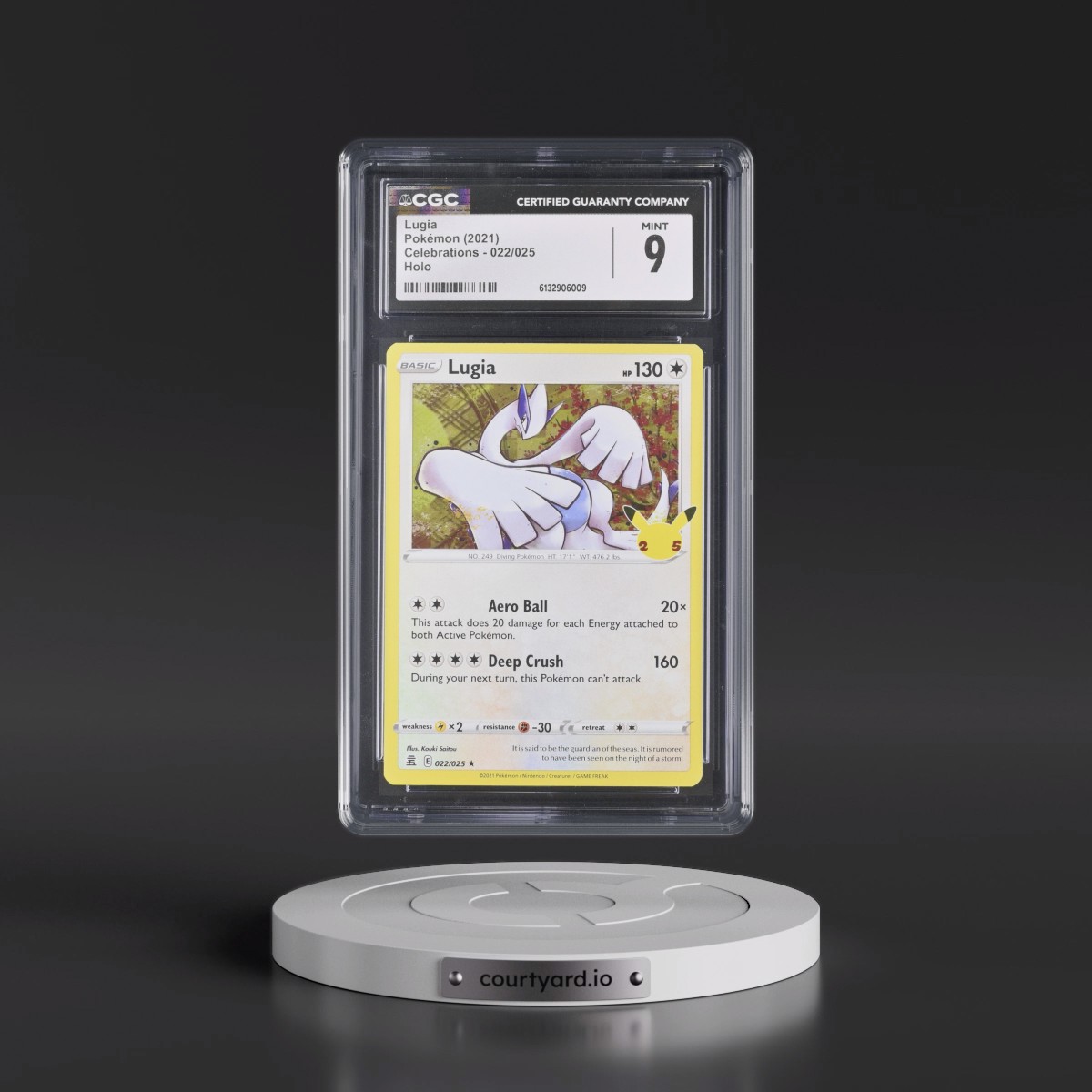 2021 Celebrations #022/025 Lugia - Holo (CGC 9 MINT)