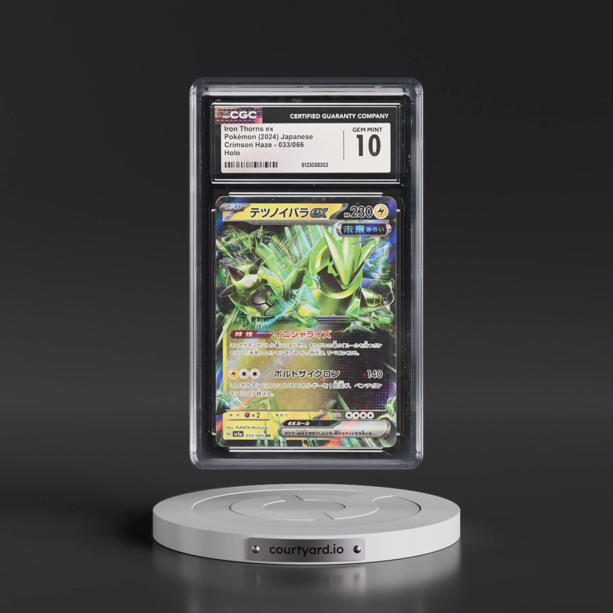 2024 Crimson Haze #033/066 Iron Thorns ex - Holo (CGC 10 GEM MINT)