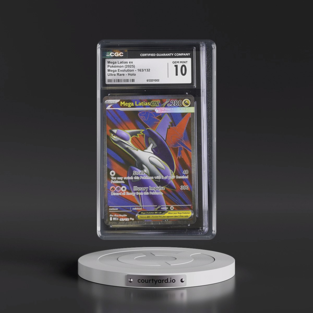 2025 Mega Evolution - MEG EN #163/132 Mega Latias ex - Ultra Rare Holo (CGC 10 GEM MINT)