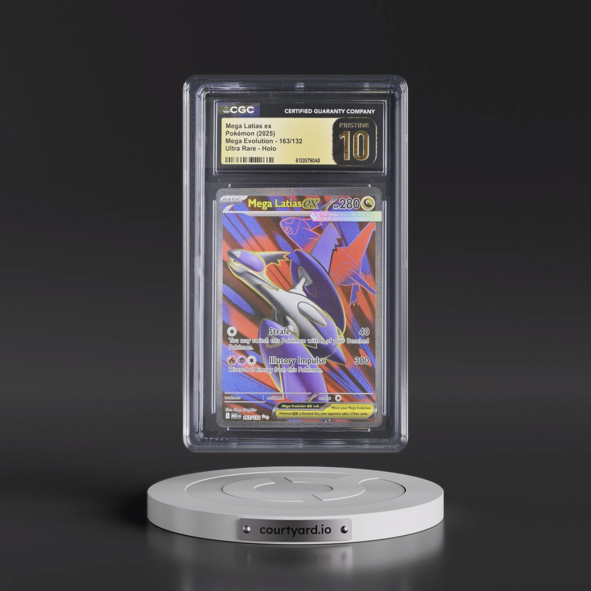 2025 Mega Evolution - MEG EN #163/132 Mega Latias ex - Ultra Rare Holo (CGC 10 PRISTINE)