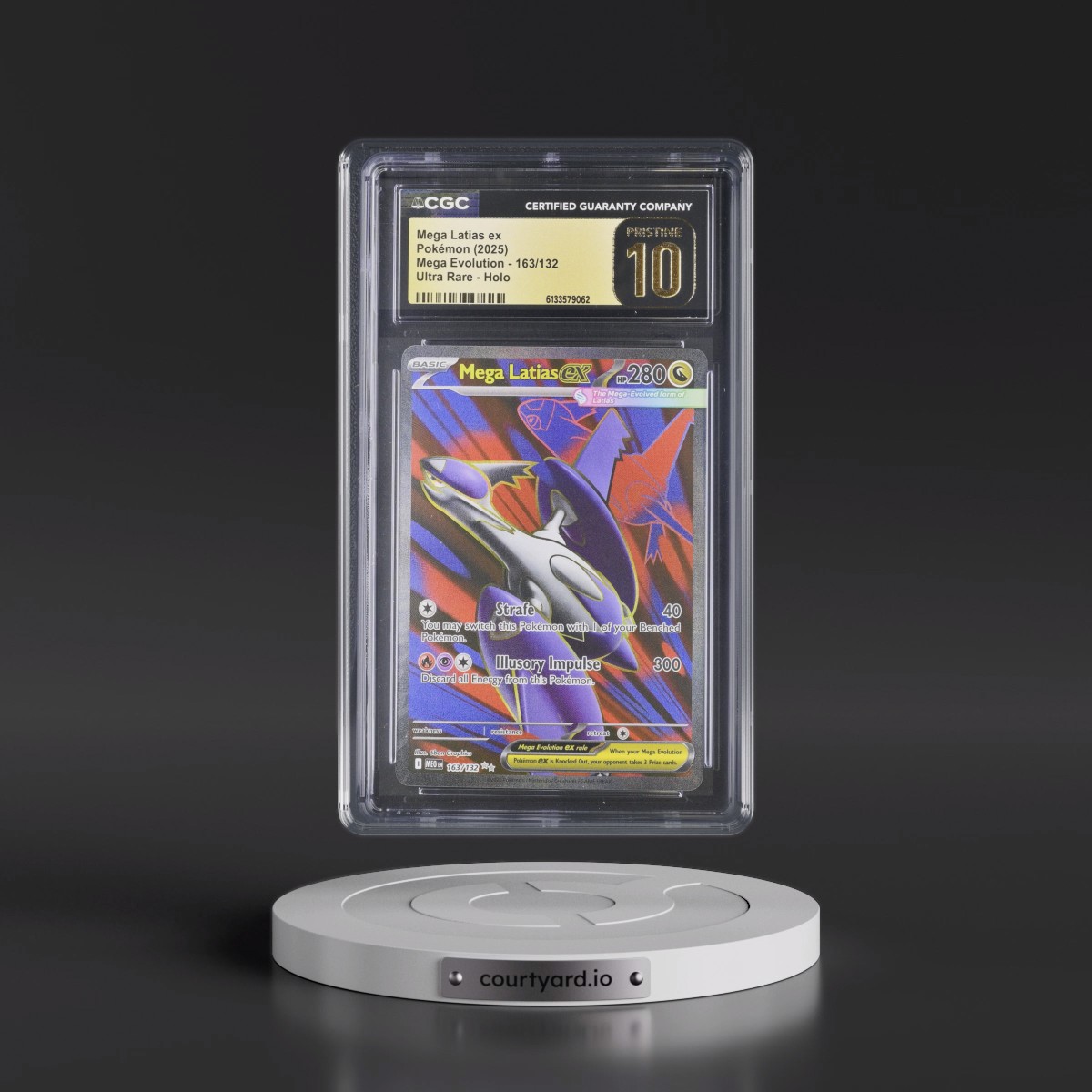 2025 Mega Evolution - MEG EN #163/132 Mega Latias ex - Ultra Rare Holo (CGC 10 PRISTINE)