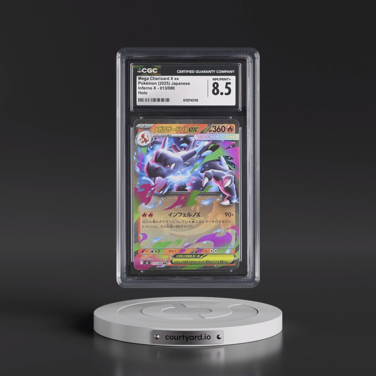 2025 Inferno X - M2 #013/080 Mega Charizard X ex - Holo (CGC 8.5 NM-MT+)