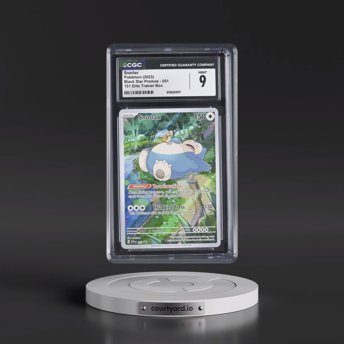2023 Black Star Promos - Scarlet & Violet SVPEN #051 Snorlax - 151 Elite Trainer Box (Holo) (CGC 9 MINT)
