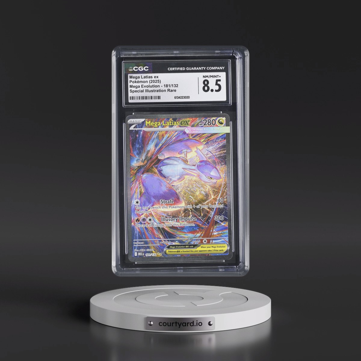 2025 Mega Evolution - MEG EN #181/132 Mega Latias ex - Special Illustration Rare (Holo) (CGC 8.5 NM-MT+)