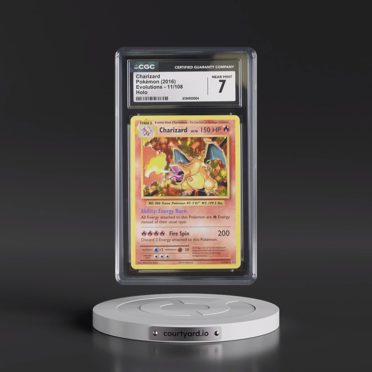 2016 Evolutions #11/108 Charizard - Holo (CGC 7 NM)
