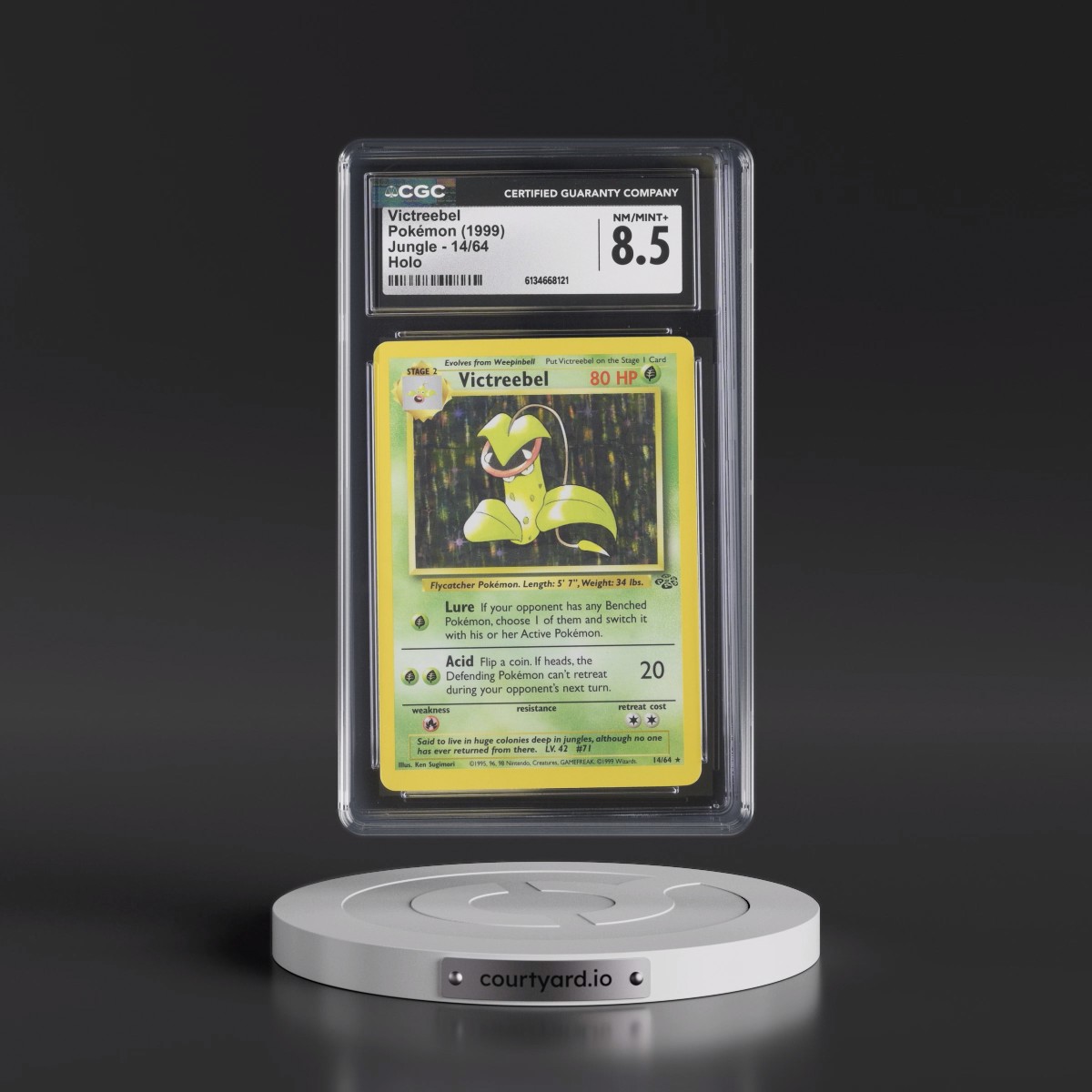 1999 Jungle #14/64 Victreebel - Holo (CGC 8.5 NM-MT+)
