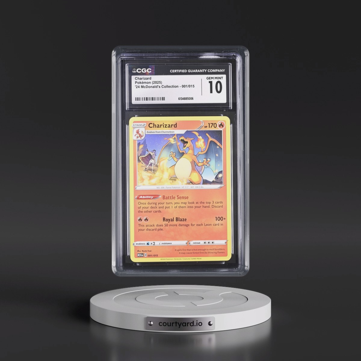 2025 McDonald's Collection - M24 EN #001/015 Charizard (CGC 10 GEM MINT)