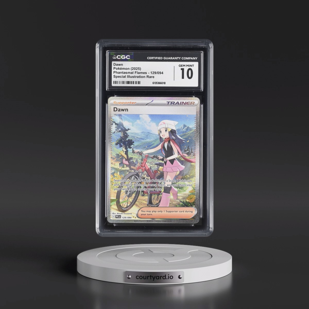 2025 Phantasmal Flames - PFL EN #129/094 Dawn - Special Illustration Rare (Holo) (CGC 10 GEM MINT)